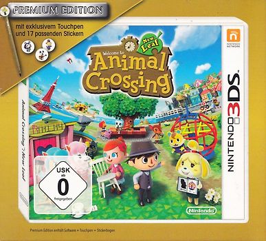Animal Crossing: New Leaf [Premium Edition, inkl. Touchpen & 17 Stickern] Nintendo 3DS