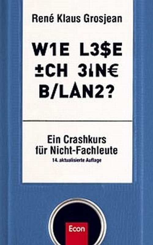 Wie lese ich eine Bilanz