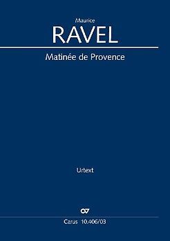 Matinée de Provence (Klavierauszug)