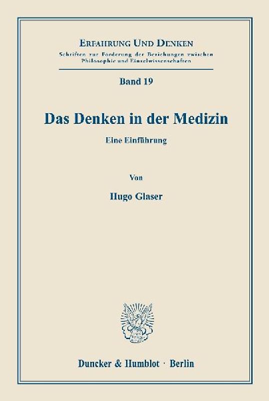 Das Denken in der Medizin.