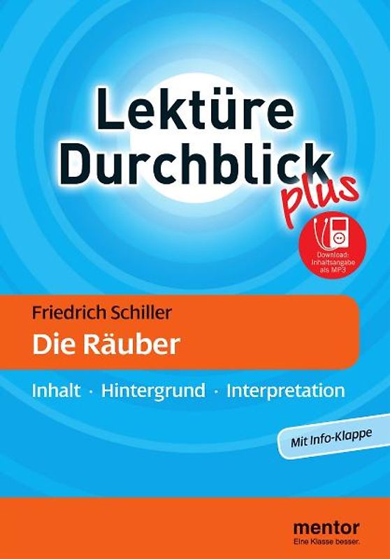 Friedrich Schiller: Die Räuber - Buch mit MP3-Download