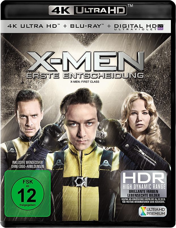 X-Men: Erste Entscheidung [inkl. Blu-ray] 4K Ultra HD Blu-ray