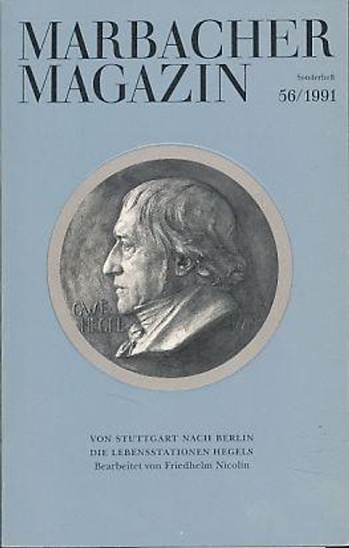 Von Stuttgart nach Berlin. Die Lebensstationen Hegels