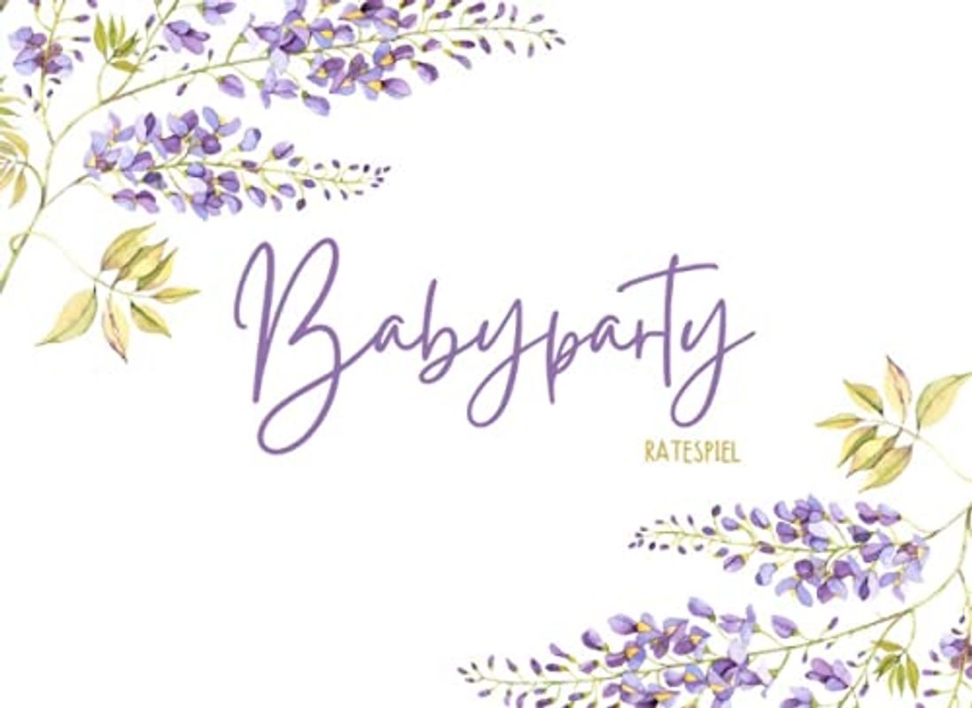 Babyparty Ratespiel: 20 Babyshower Karten zum Ausfüllen für Babyparty Mädchen und Jungen Baby Shower Spiele Ratespiel Geschenk für Schwangere