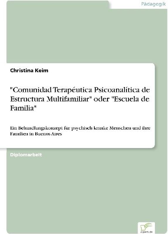 "Comunidad Terapéutica Psicoanalítica de Estructura Multifamiliar" oder "Escuela de Familia"