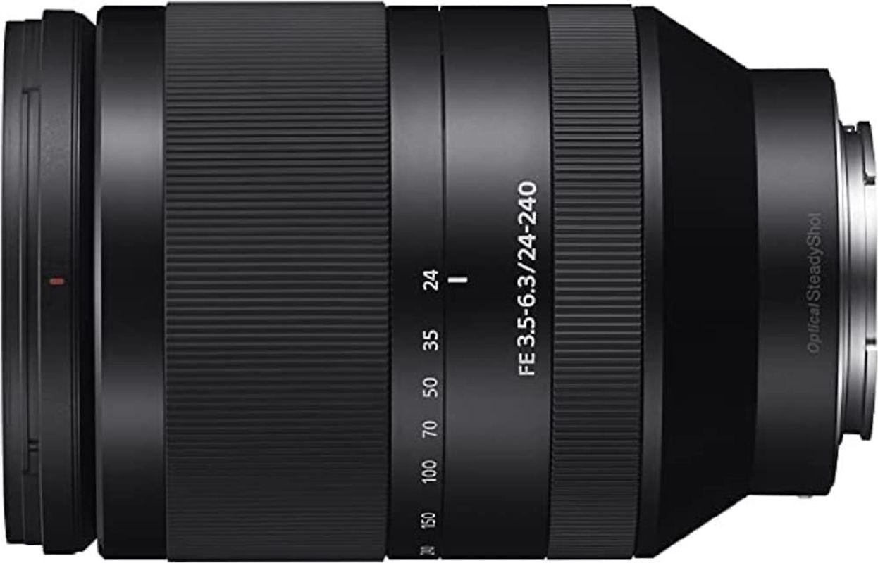 Sony FE 24-240 mm F3.5-6.3 OSS 72 mm Objectif (adapté à Sony E-mount) noir