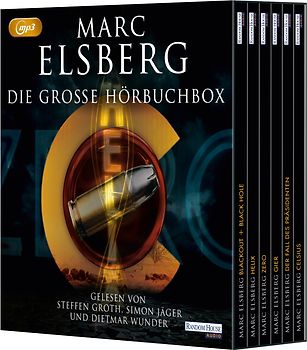Die große Hörbuchbox - °C – Celsius - Der Fall des Präsidenten - Gier - Helix - Zero - Blackout - Black Hole