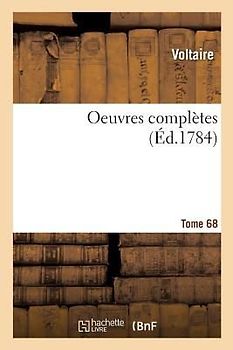 Oeuvres Complètes Tome 68