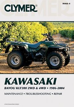 Kawasaki: Bayou Klf300 2wd & 4WD 1986-2004 (Clymer Motorcycle Repair) - Clymer Publishing