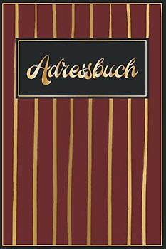 Kontaktbuch: Elegant Passwörter Verwalten für Soziale Medien mit Adressenbuch || Große Schrift Telefonbuch A5 Mit Register und Goldener Strich für Mädchen Frauen und Senioren - Klein A5