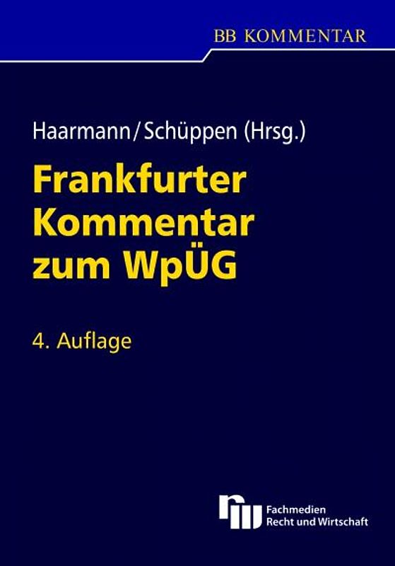 WpÜG (Wertpapiererwerbs- und Übernahmegesetz)