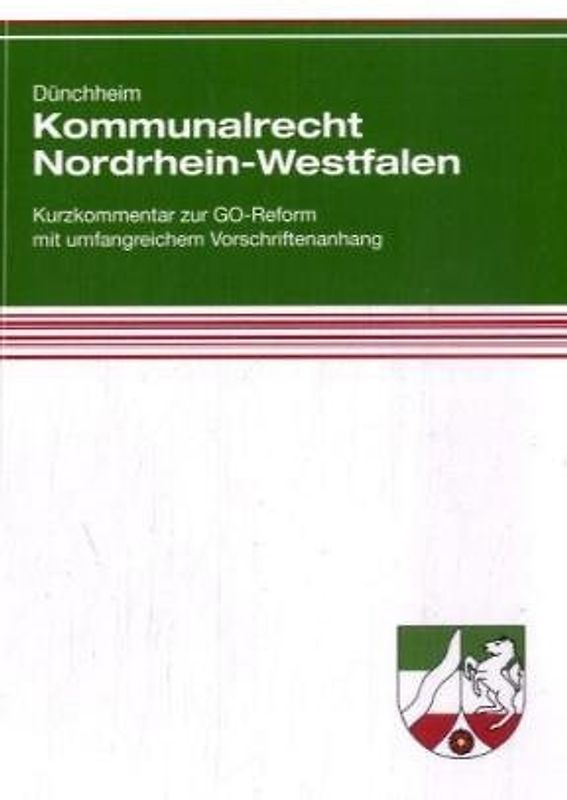 Dr. Thomas Dünchheim - Kommunalrecht Nordrhein-Westfalen