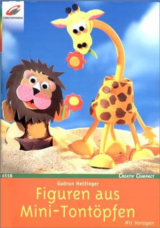 Figuren aus Mini-Tontöpfen. Mit Vorlagen