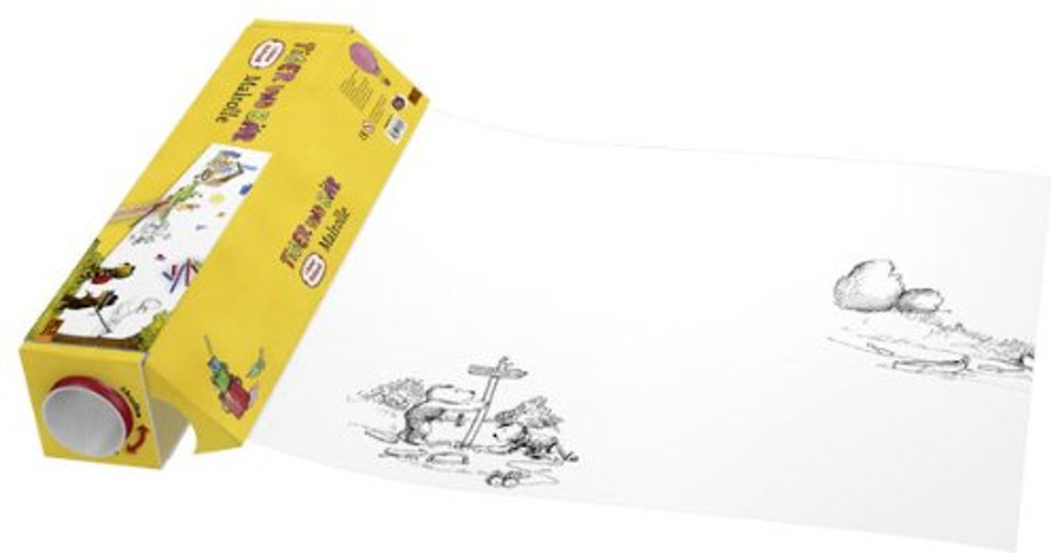 Tiger und Bär Malrolle