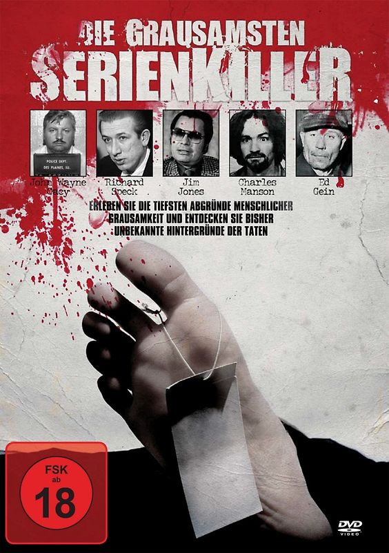 Die grausamsten Serienkiller aller Zeite DVD