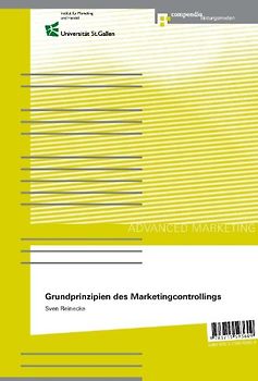 Grundprinzipien des Marketingcontrollings – Principles of Marketing Management Control