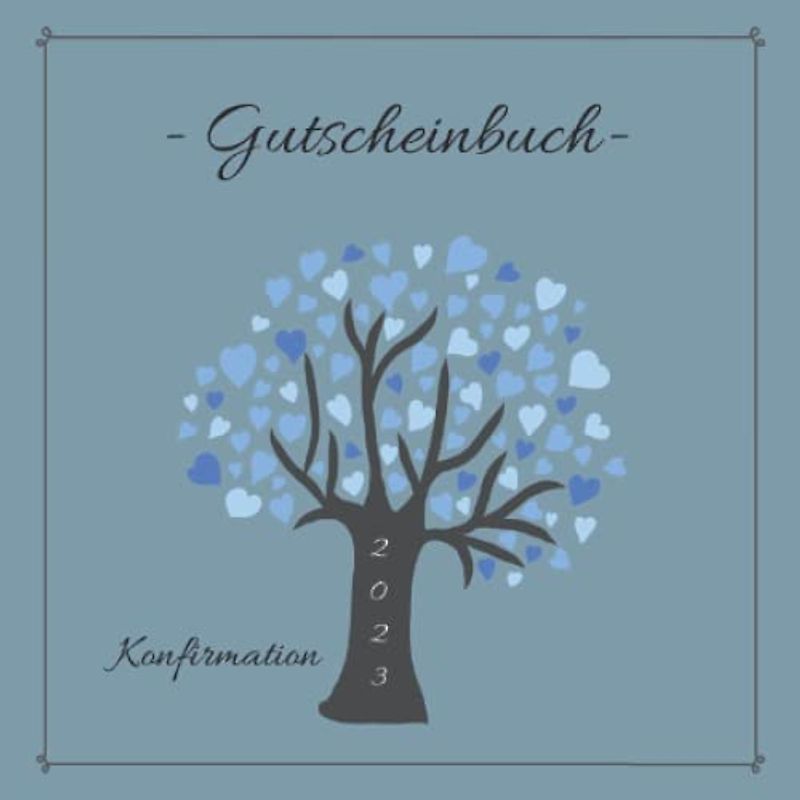 Konfirmation - Gutscheinbuch: farbiges Gutscheinheft zum selbst gestalten | Geschenkidee für Konfirmanden | christliches Geschenkbuch für Jungen