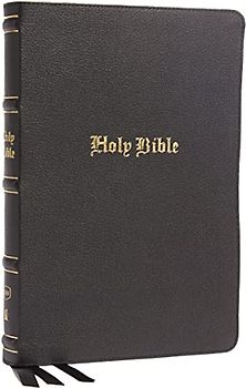 KJV Holy Bible: Large Print Thinline, Black Genuine Leather, Red Letter, Comfort Print: King James Version