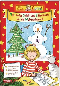 Conni Gelbe Reihe (Beschäftigungsbuch): Mein tolles Spiel- und Rätselbuch für die Weihnachtszeit