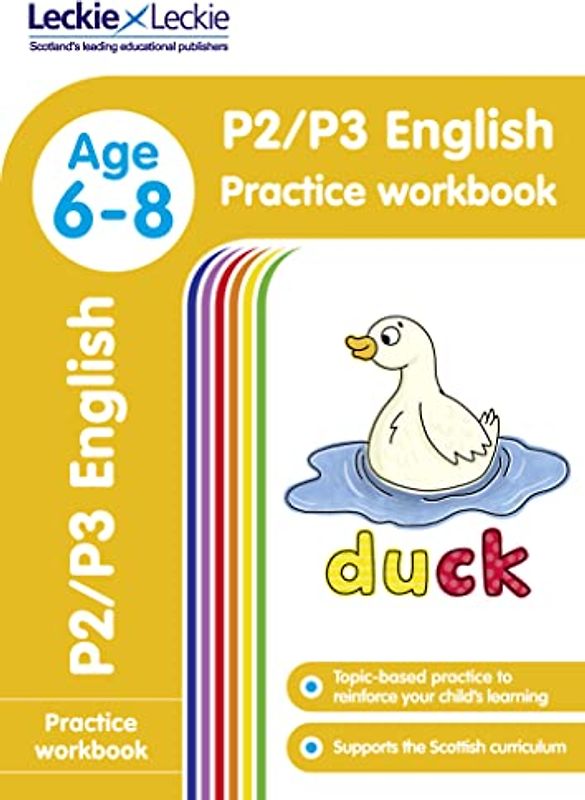 P2/P3 English Practice Workbook: Extra Practice for Cfe Primary School English (Leckie Primary Success)