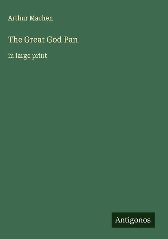 The Great God Pan