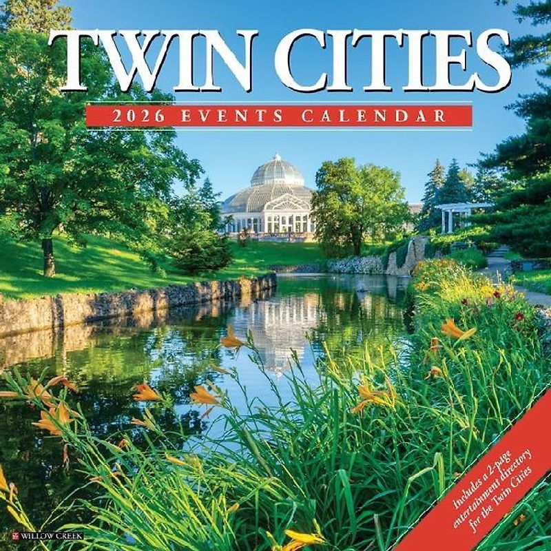 Twin Cities 2026 12 X 12 Wall Calendar
