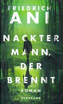 Nackter Mann, der brennt