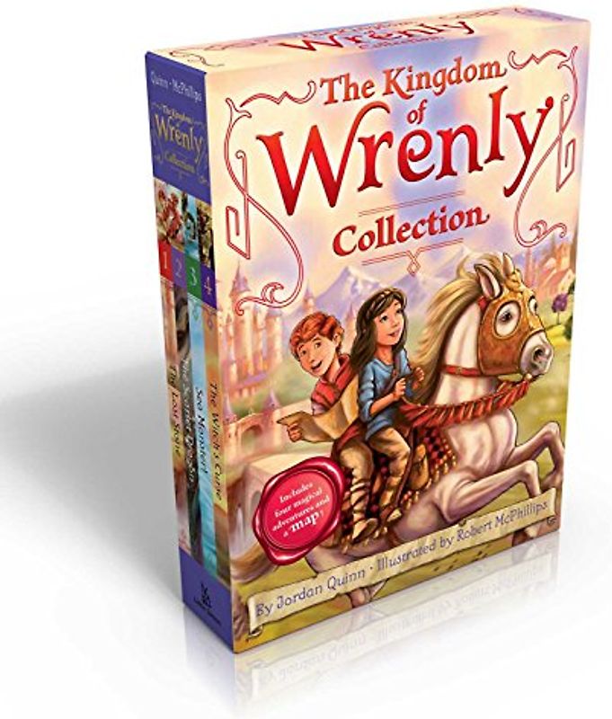 The Kingdom of Wrenly Collection (Includes four magical adventures and a map!) (Boxed Set): The Lost Stone; The Scarlet Dragon; Sea Monster!; The Witch's Curse