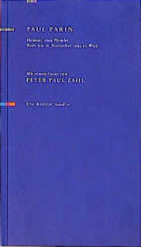 Heimat, eine Plombe. Rede im November 1994 in Wien