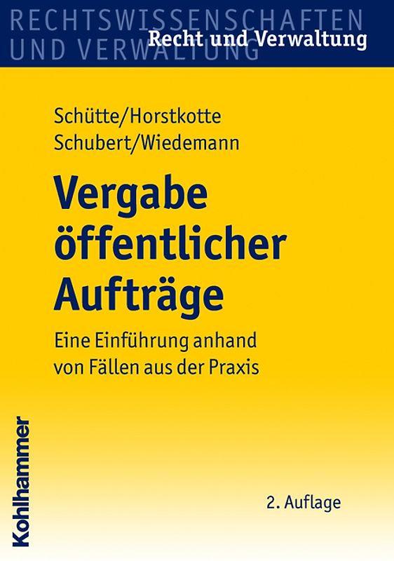 Vergabe öffentlicher Aufträge