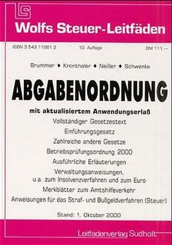 Abgabenordnung 2000
