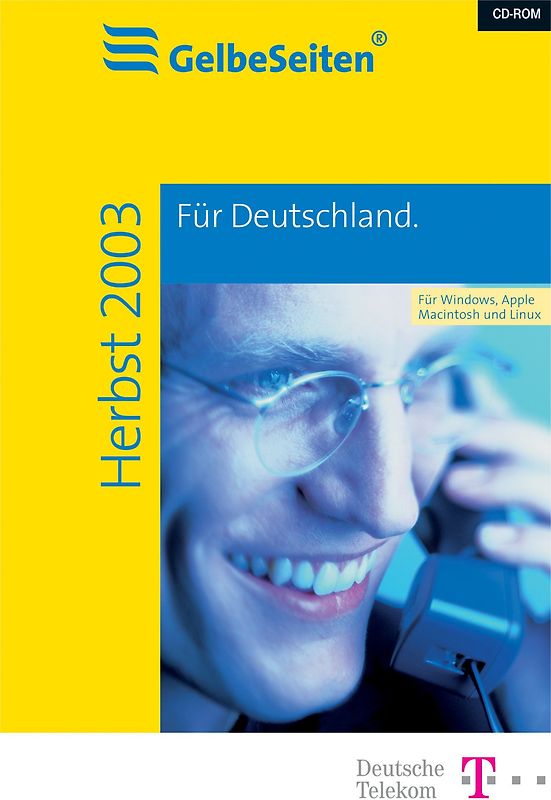 Gelbe Seiten für Deutschland - Herbst 2003 MacOS