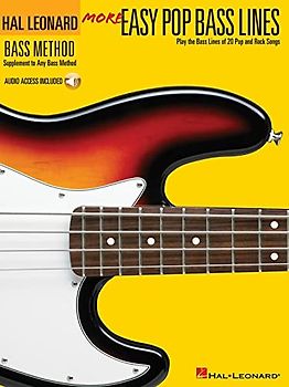 More Easy Pop Bass Lines: Noten, CD, Lehrmaterial für Bass-Gitarre: Play the Bass Lines of 20 Pop And Rock Songs (Hal Leonard Bass Method)