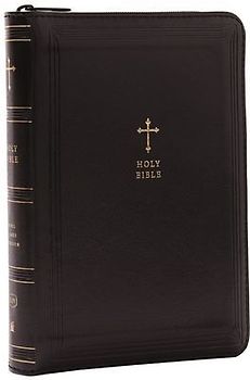 KJV Holy Bible: Compact with 43,000 Cross References, Black Leathersoft Zipper Closure, Red Letter, Comfort Print: King James Version