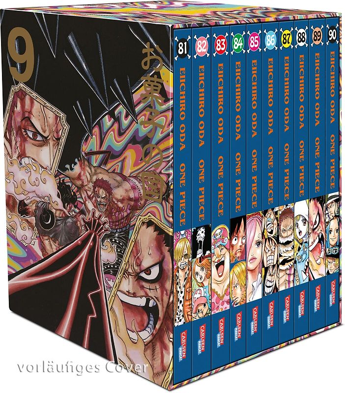 One Piece Sammelschuber 9: Whole Cake Island (inklusive Band 81-90)