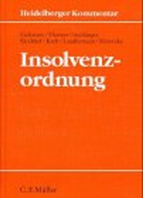 Heidelberger Kommentar zur Insolvenzordnung