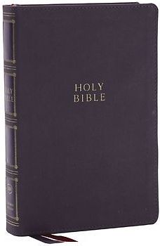 KJV Holy Bible: Compact Bible with 43,000 Center-Column Cross References, Gray Leathersoft, Red Letter, Comfort Print: King James Version