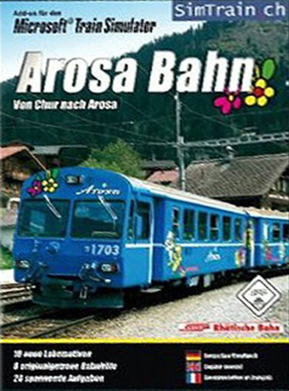 Trainsimulator MS AddOn Arosa Bahn PC Spiele