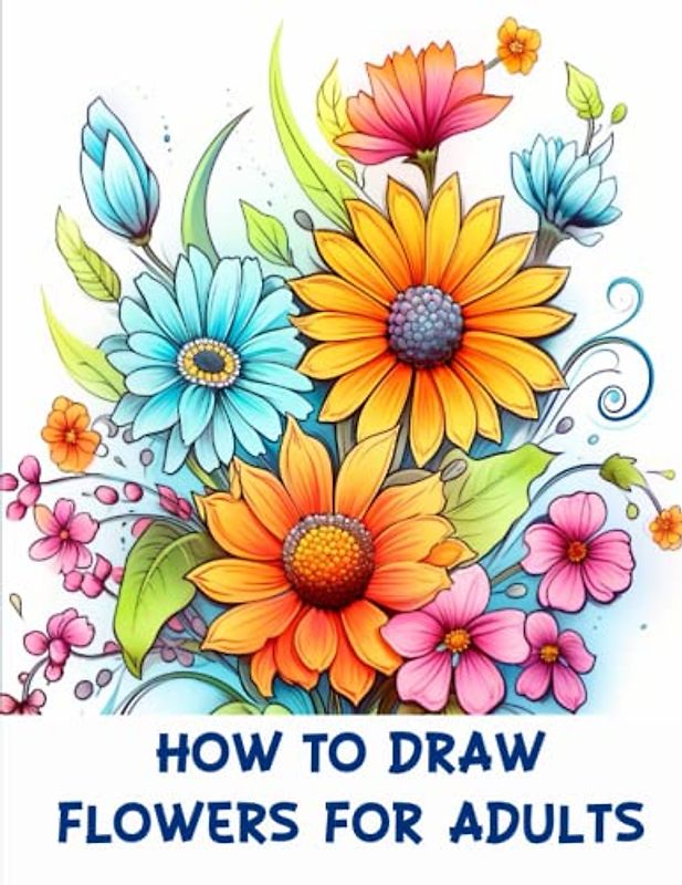 How to draw flowers for Adults: Unleashing Your Artistic Skills with Adult Flower Drawing