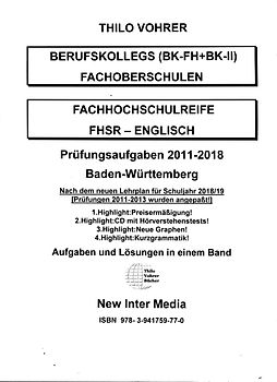 Fachhochschulreife Englisch Prüfungsaufgaben 2011-2018 mit Lösungen