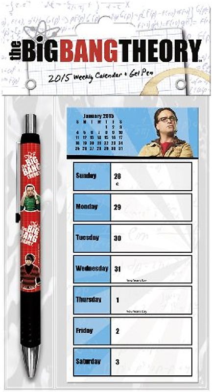 The Big Bang Theory - Weekly Calendar + Gel Pen