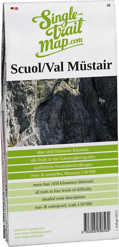 Singletrail Map 026 Scuol/Val Müstair