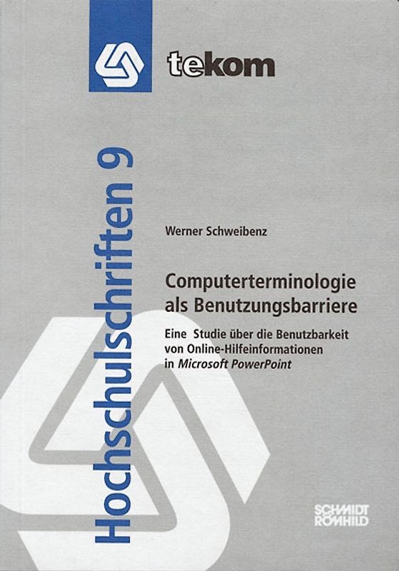Computerterminologie als Benutzungsbarriere
