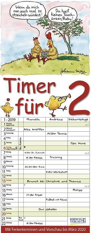 Timer für 2 239219 2019