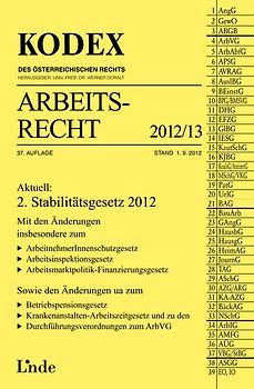KODEX Arbeitsrecht 2012/13