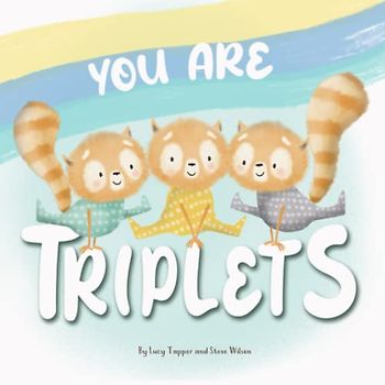 Triplets 'The Things We Share' Children's Keepsake Story Book for Triplets