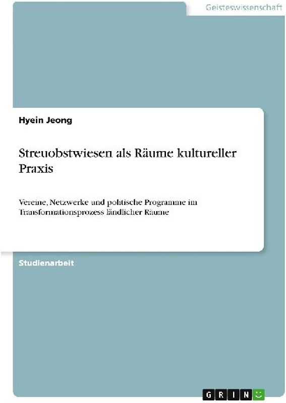 Streuobstwiesen als Räume kultureller Praxis