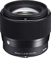 Sigma C 56 mm F1.4 DC DN 55 mm Filtergewinde (Sony E-mount Anschluss) schwarz