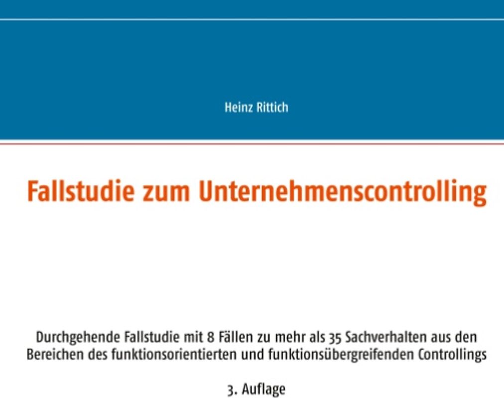 Fallstudie zum Unternehmenscontrolling