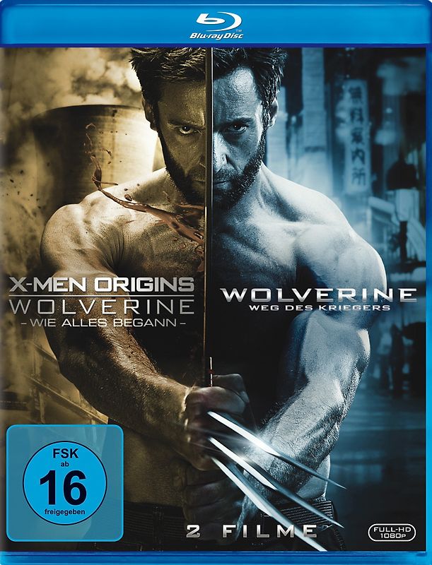 X-Men Origins - Wolverine: Wie alles begann + The Wolverine: Weg des Kriegers Blu-ray Disc